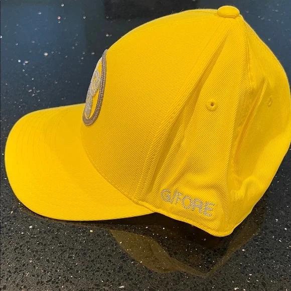 G/Fore Yellow Embroidered Logo Baseball Cap - Picture 2 of 7